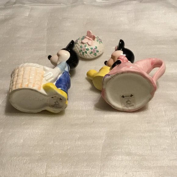 Vintage Walt Disney Mickey Mouse & Minnie figural sugar & creamer set - Picture 8 of 10